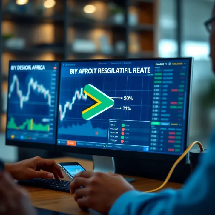 Graphic showing regulatory compliance and risk factors for binary trading in South Africa