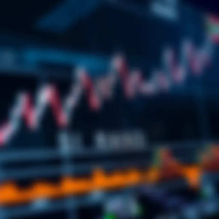 Graph showing currency exchange rates fluctuating over time with South African Rand highlighted