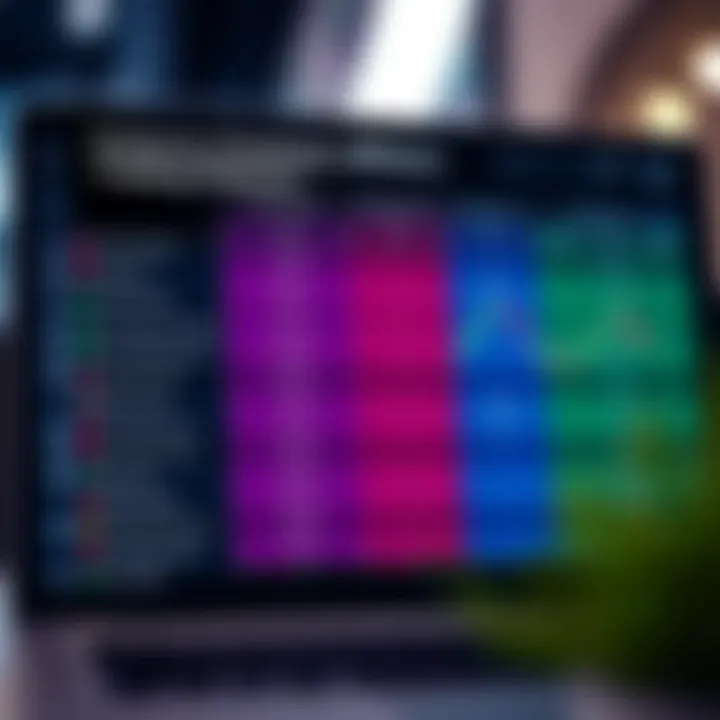 Comparison of Features Across Free Forex Trading Platforms Comparison chart highlighting features and benefits of various free forex trading platforms