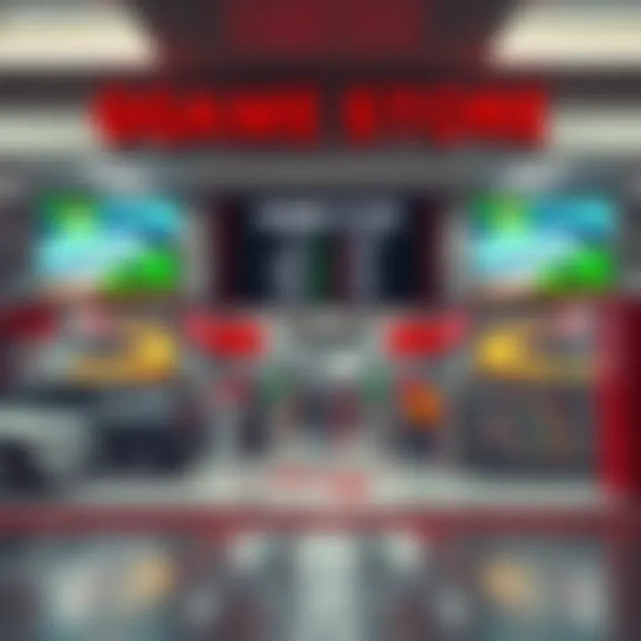 Entrance of Cresta Game Store in South Africa with clear trading hours displayed