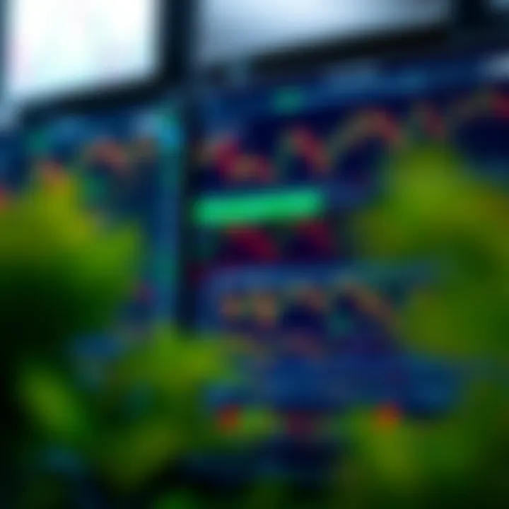 Selection of forex trading platforms displayed on computer and mobile screens highlighting user interfaces and tools