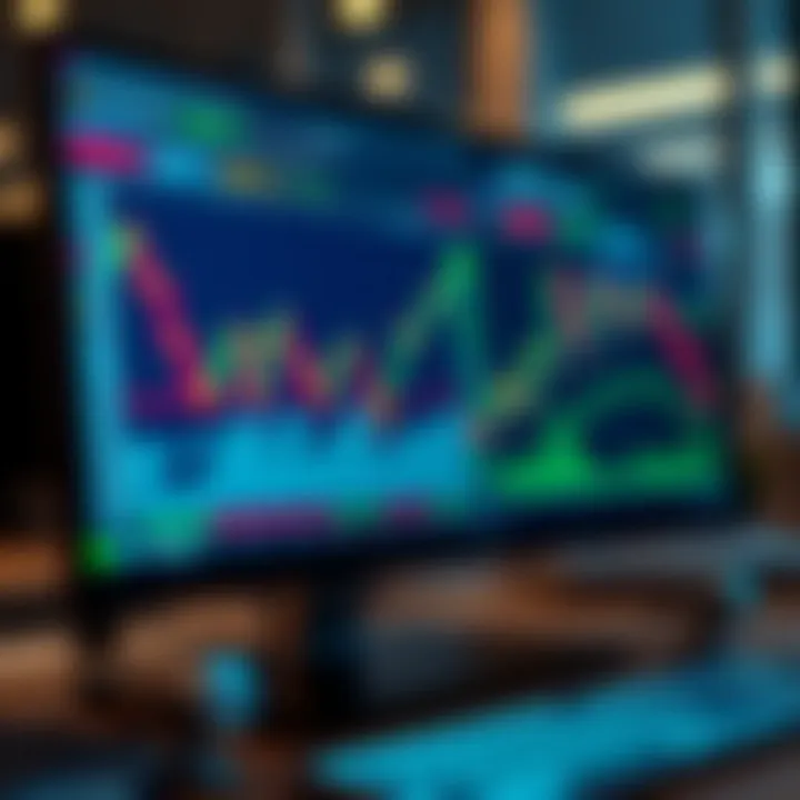 Dashboard of forex trading software showing charts and currency pairs for South African market