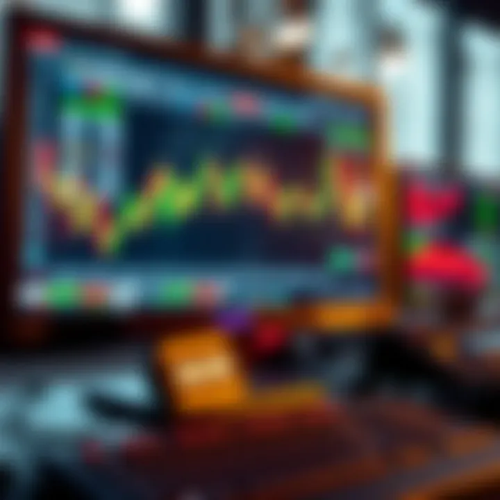 Computer screen displaying security features and encryption for forex trading software