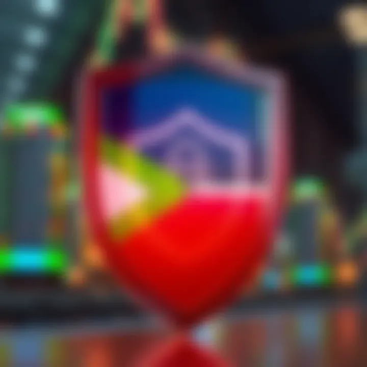 Security Considerations in Forex Trading Software Illustration of security shield symbolizing protection in forex trading platforms