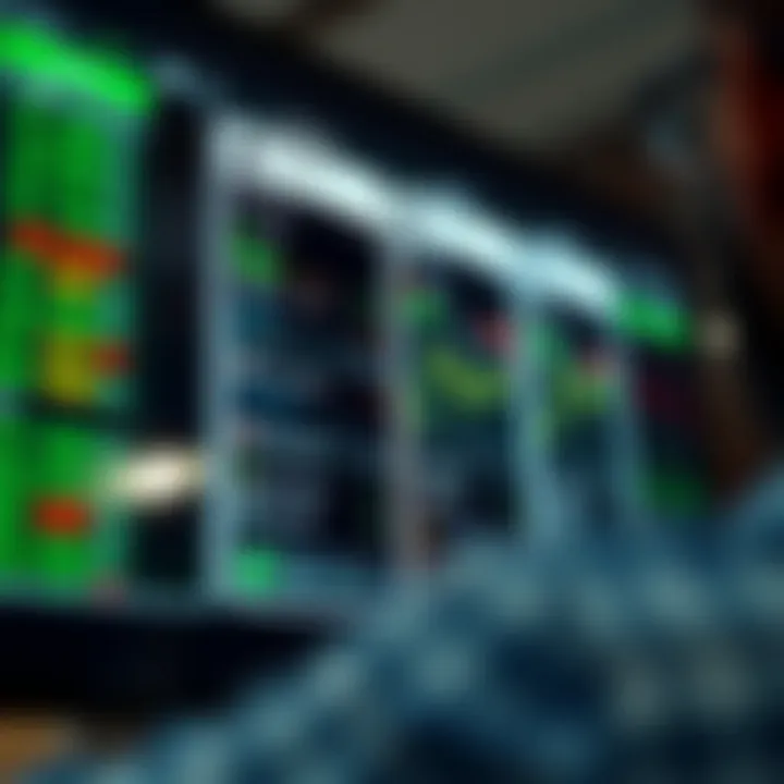 Comparison of multiple forex trading apps showing features like cost, tools, and reliability on a digital screen