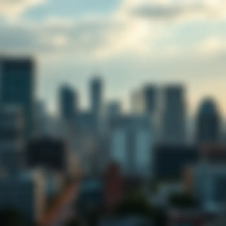 City skyline of Johannesburg with financial district buildings symbolizing forex trading opportunities