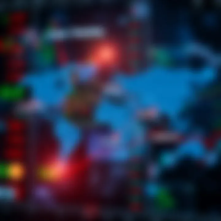 World map highlighting major forex trading cities with corresponding session times