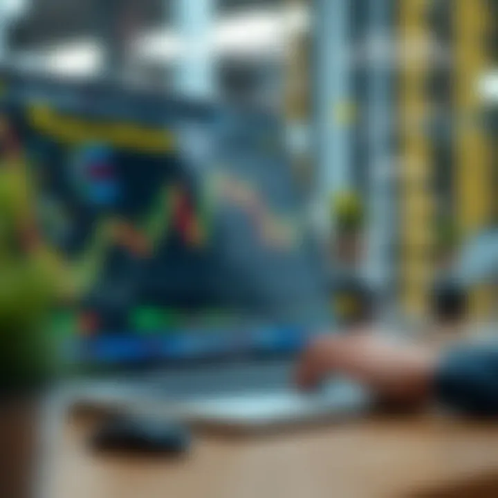 Graphic showing key features and best practices for forex trading software usage