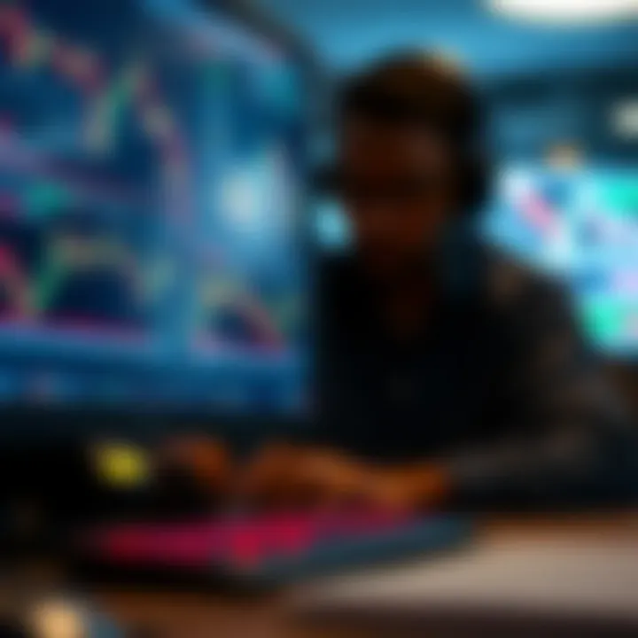 Conceptual representation of South African forex trading strategies and market insights