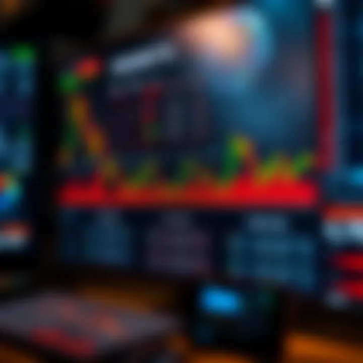 Diagram illustrating different types of forex trading systems with charts and indicators