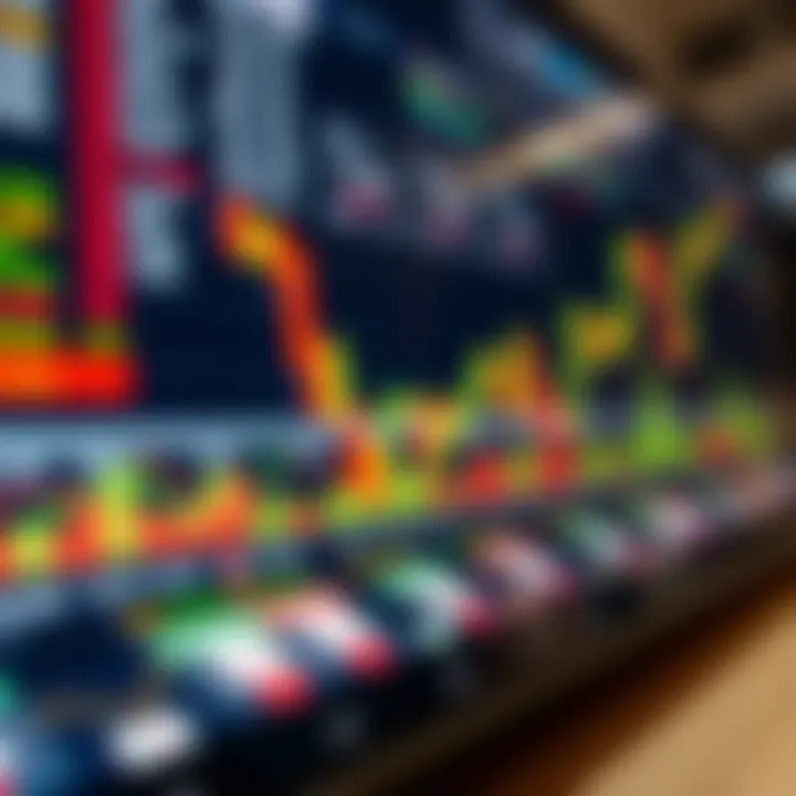 Visual representation of forex trading strategies and risk management concepts