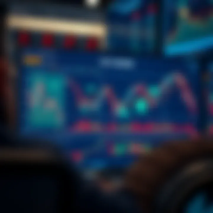 Diagram explaining key forex trading concepts with charts and graphs