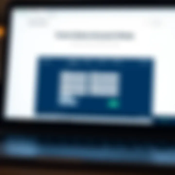 Setup screen for creating a forex demo account with input fields and options