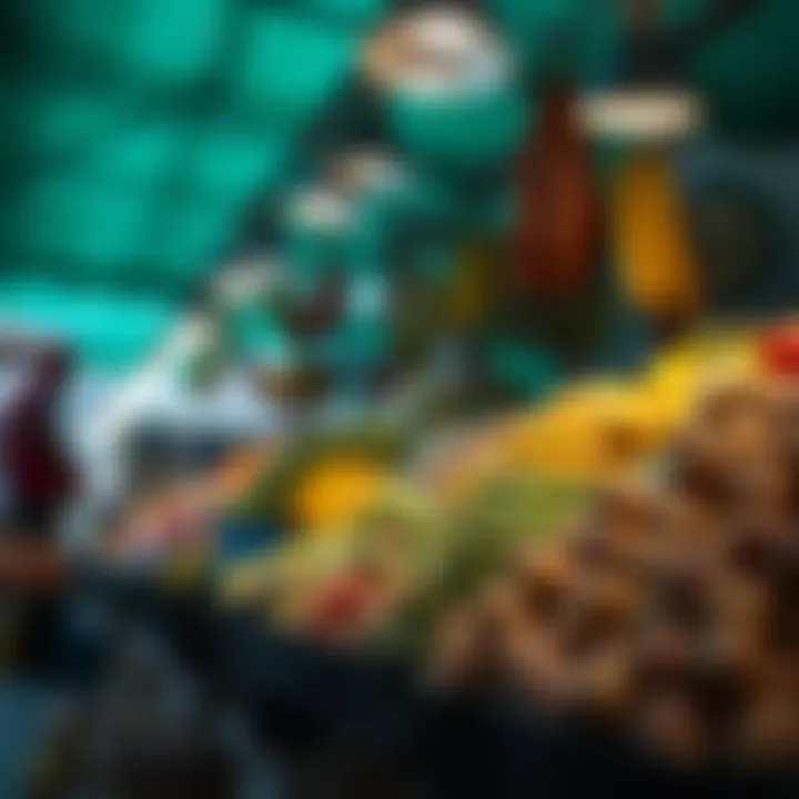 Fresh fruits and vegetables displayed at a South African market stall during daytime