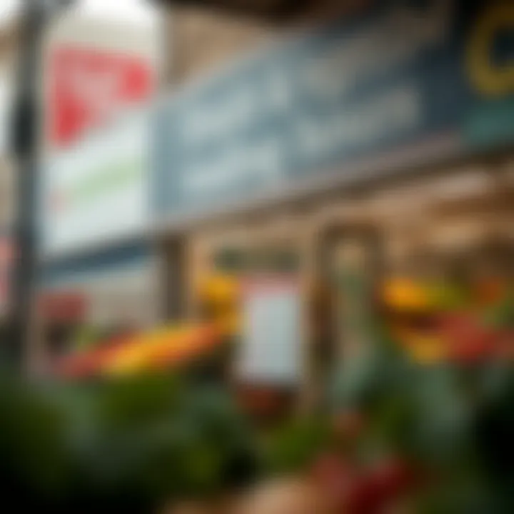 Outdoor view of a Kenilworth fruit and vegetable store with clear signage showing opening hours during daytime