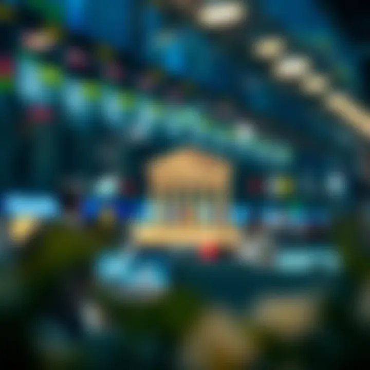 Central Banks and Global Events Driving Currency Value Changes Diagram showing central bank influence and global events shaping currency values