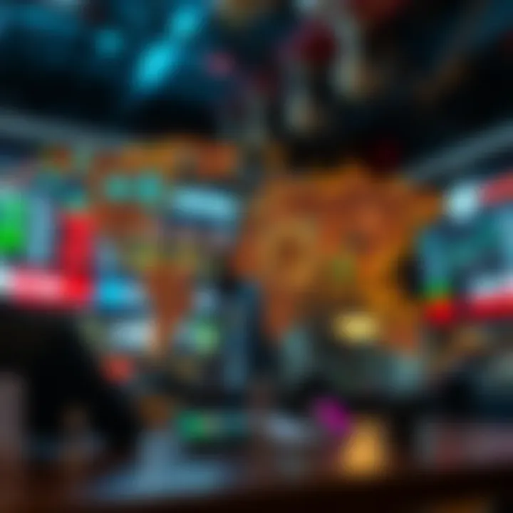 Illustration of interconnected global currencies representing the foreign exchange market dynamics