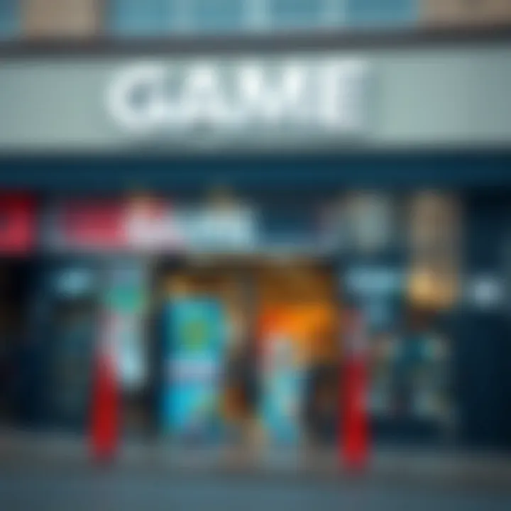 Exterior view of a Game store in Port Elizabeth with visible store signage and entrance