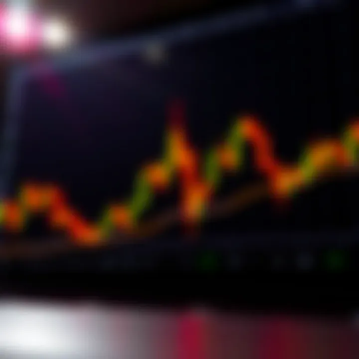Visual depiction of bullish engulfing candlestick pattern indicating potential upward market trend