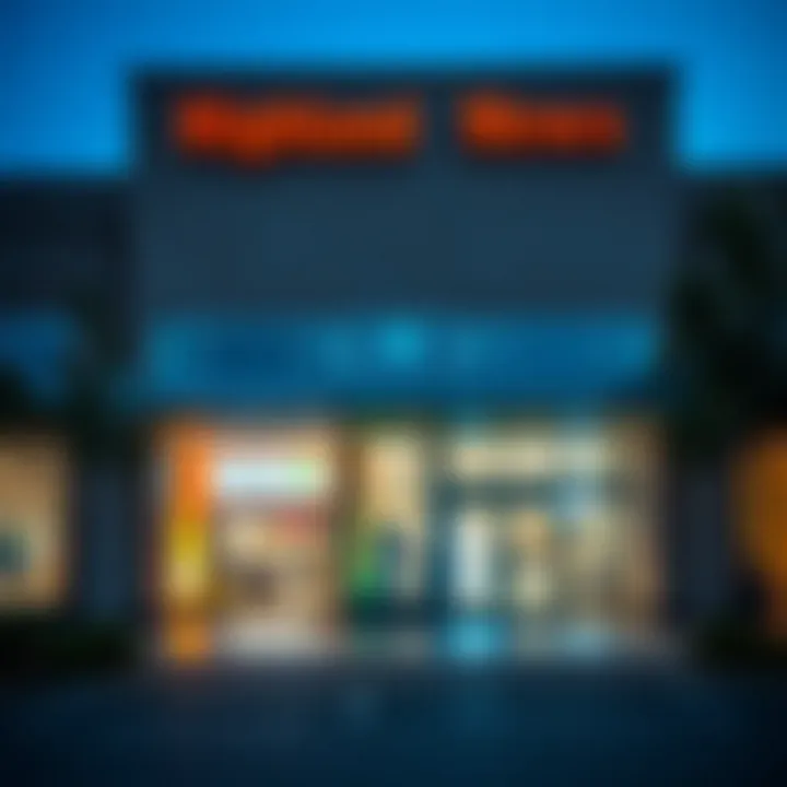 Entrance to Highland Mews shopping center in Witbank during daytime