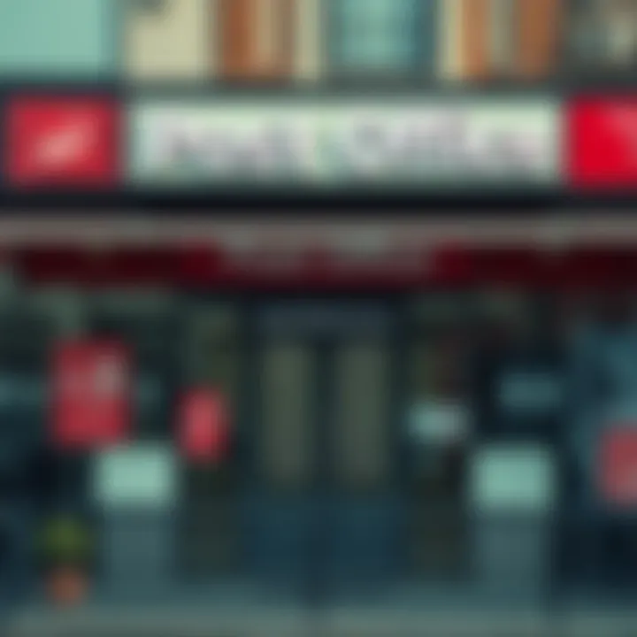 Exterior view of Highveld Post Office showing the entrance and operating hours displayed on the door