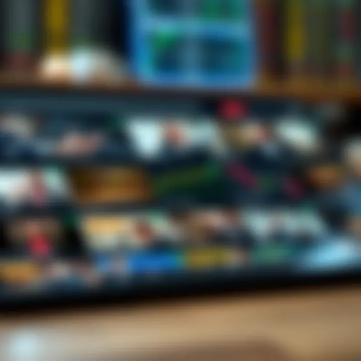 Collection of diverse educational video tutorials displayed on a digital device