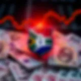 Conceptual graphic depicting secure financial protection shield over South African currency symbols