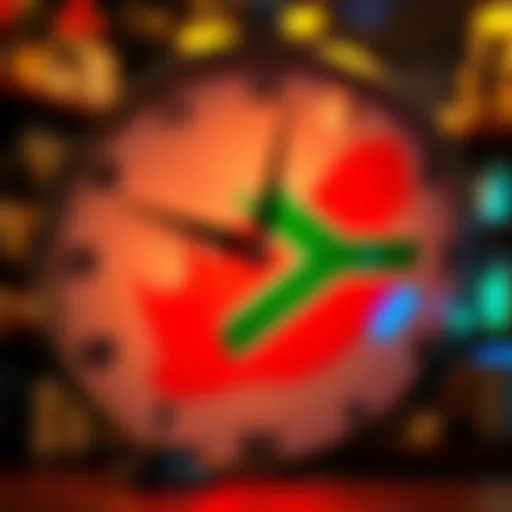Clock showing alcohol sales allowed hours with a map of South Africa highlighting provincial differences