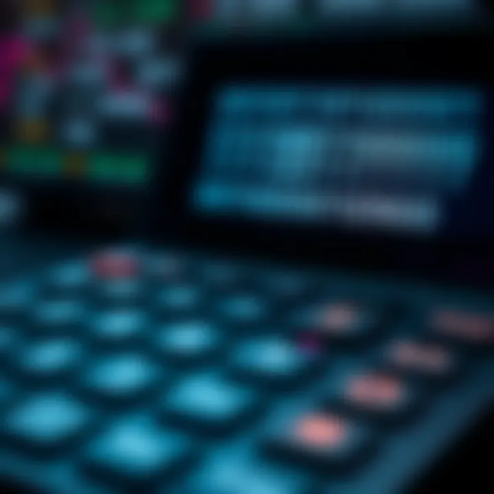 Interface and Functions of a Binary Calculator Visual representation of binary calculator interface showing binary arithmetic operations