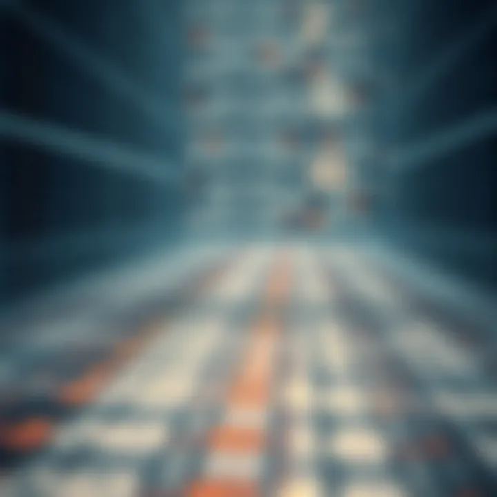 Binary Search Algorithm Visualization Visual representation of binary search dividing a sorted list to locate a target element