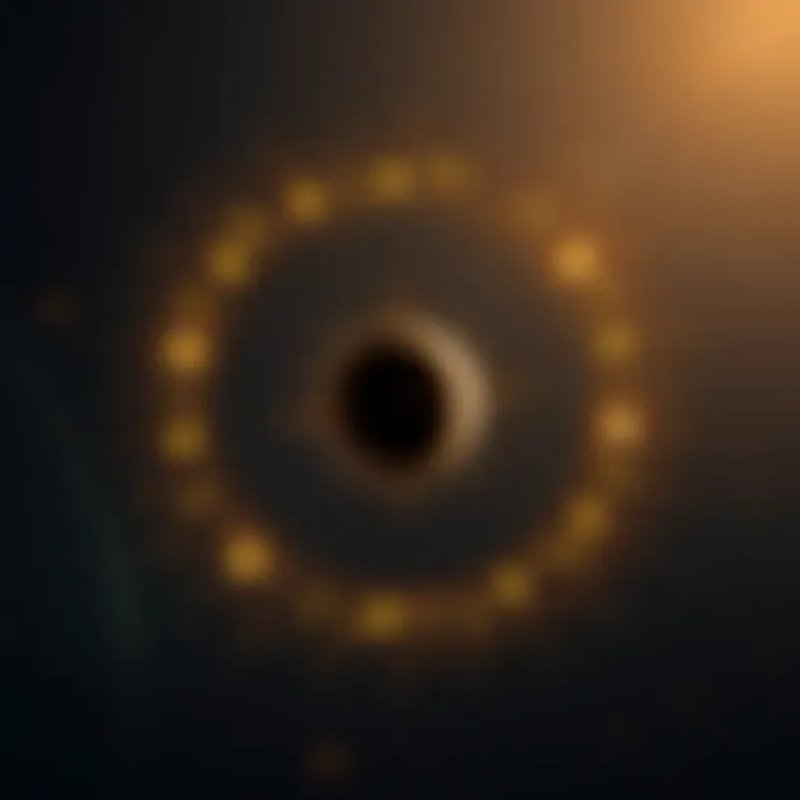 Diagram illustrating two stars orbiting a shared center of gravity in a binary star system