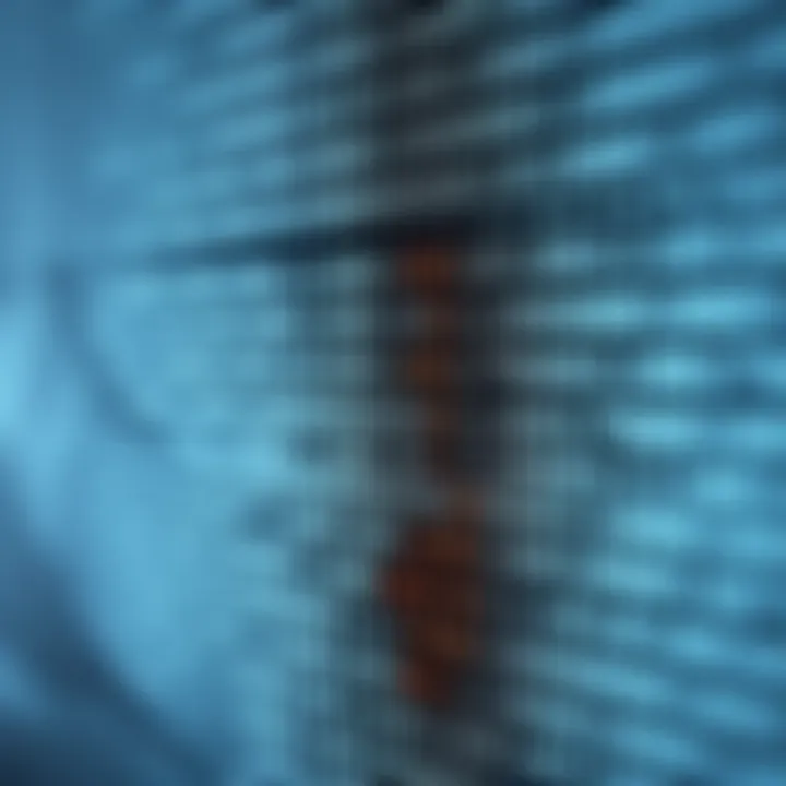Close-up view of binary code displayed clearly on a white background emphasizing digital data clarity