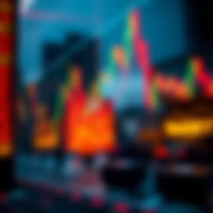 Diagram illustrating currency exchange rates and forex market dynamics