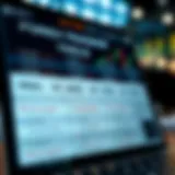 Comparison chart illustrating different types of forex trading tools and their features