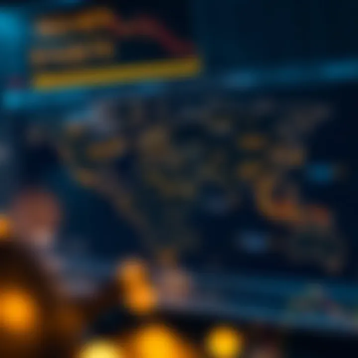 Global gold market trading hours displayed on a world map with highlighted active trading zones