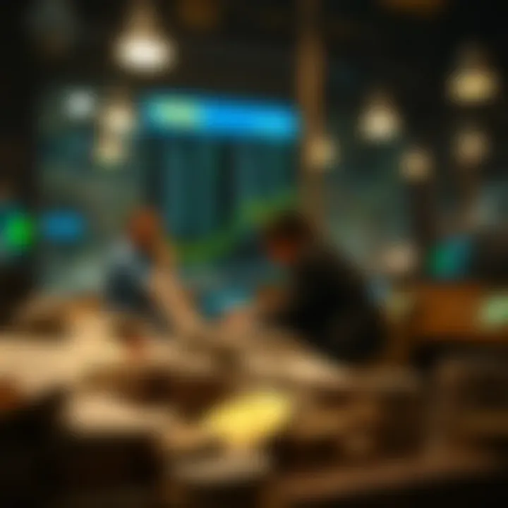 Ethical Currency Trading in Accordance with Islamic Principles Conceptual illustration of ethical currency trading aligned with Islamic principles