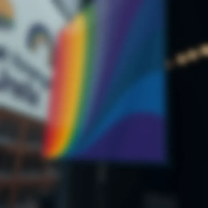 Gender Diversity Spectrum Illustration Colorful spectrum representing gender diversity and inclusion