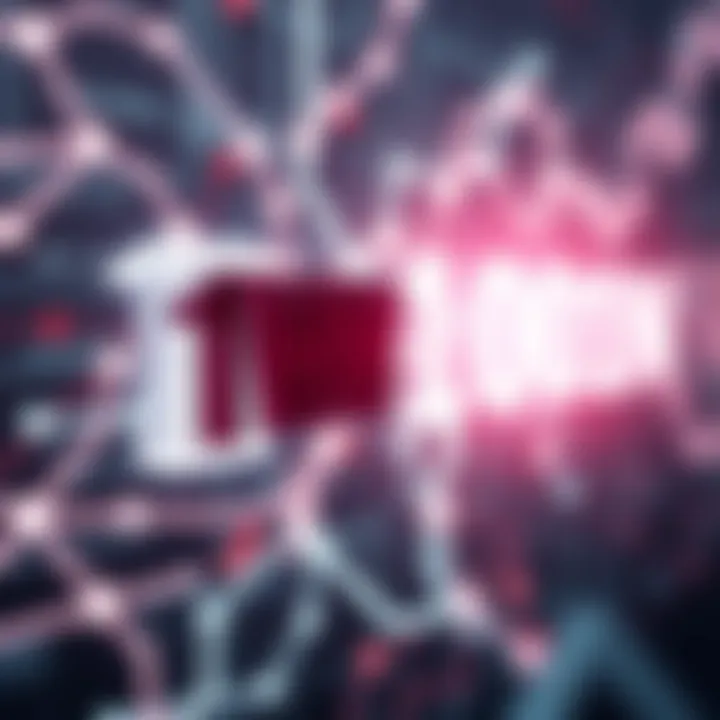 Visual representation of binary digits with a digital network background symbolizing computing and web technology