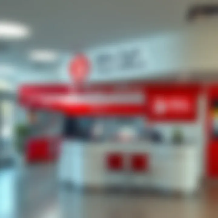 Wilro Park Post Office Service Counter and Customer Area Interior counter of Wilro Park Post Office showing service area and customer waiting space