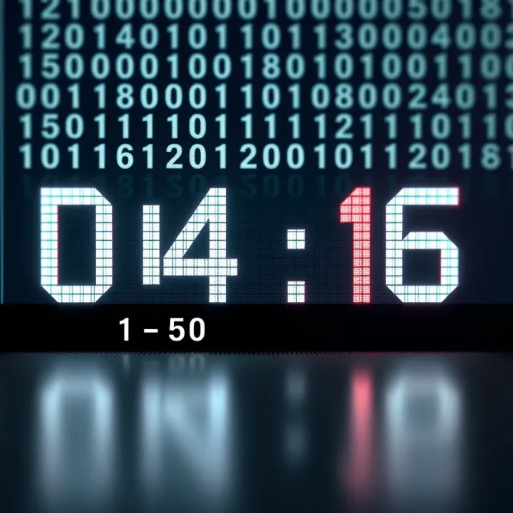 Illustration demonstrating the conversion of a decimal number into its binary equivalent using place values