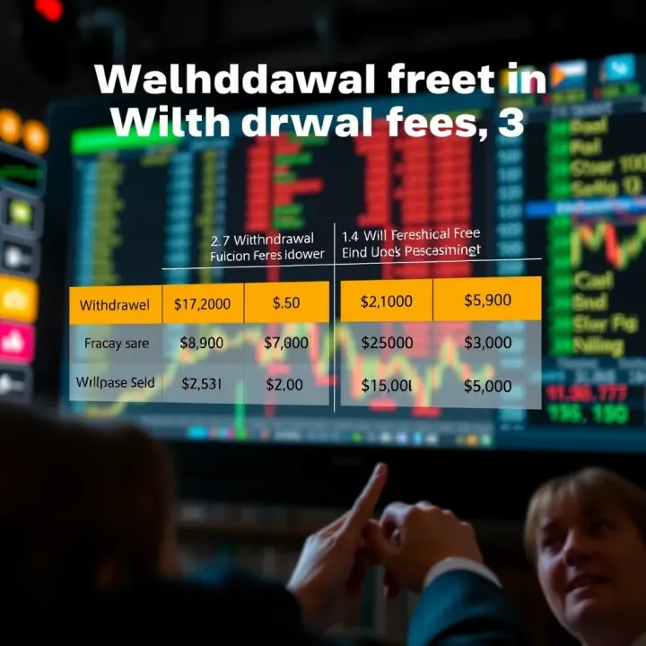 Comparison of Withdrawal Fees Among Forex Brokers in South Africa Illustration of forex broker comparison highlighting withdrawal fee differences