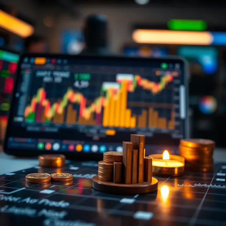 Conceptual illustration of risk management and market adaptation in forex trading with financial symbols