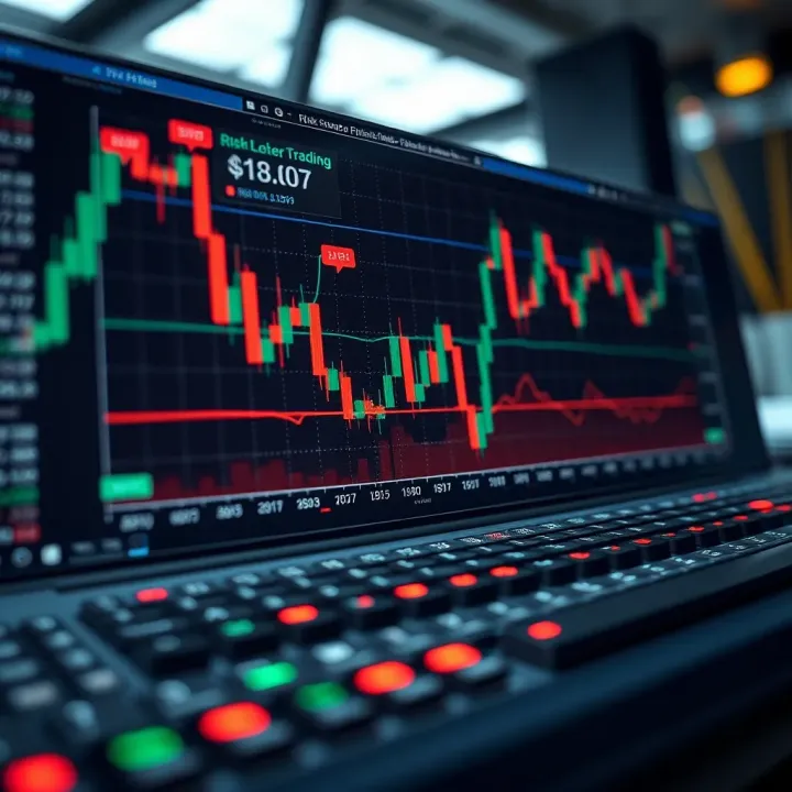 Effective Risk Management Strategies in Forex Trading Graph showing risk management techniques in forex trading with stop-loss and take-profit levels
