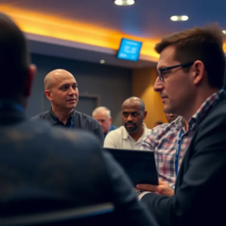 A focused forex trading seminar in Durban with participants engaging in learning about market trends and strategies
