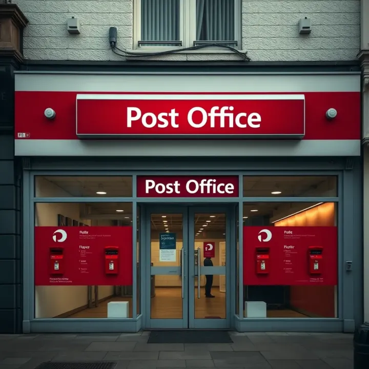 Exterior of Post Office Hyper by the Sea Branch Exterior view of Post Office Hyper by the Sea showing its entrance and signage