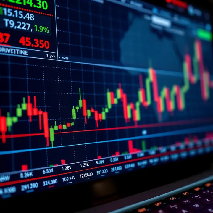 Graph displaying currency exchange rates on a user-friendly forex trading platform interface