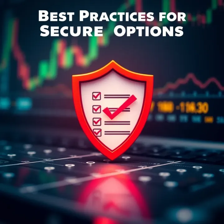 Illustration of safe trading practices with a checklist and a shield symbolizing protection
