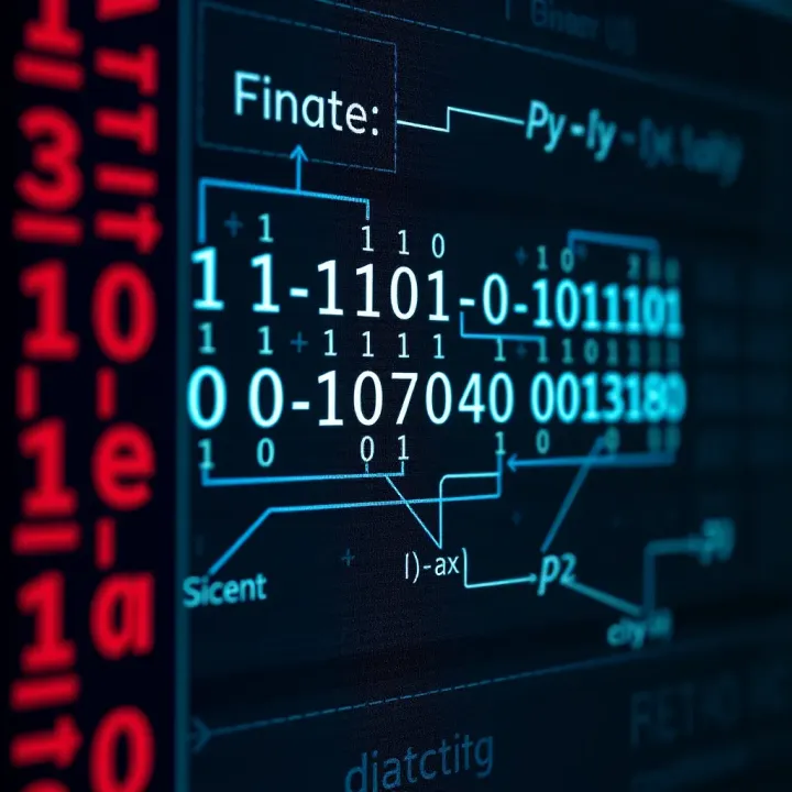 Visual Representation of Binary and Related Numeral Systems Diagram illustrating the binary number system with connections to decimal and hexadecimal systems