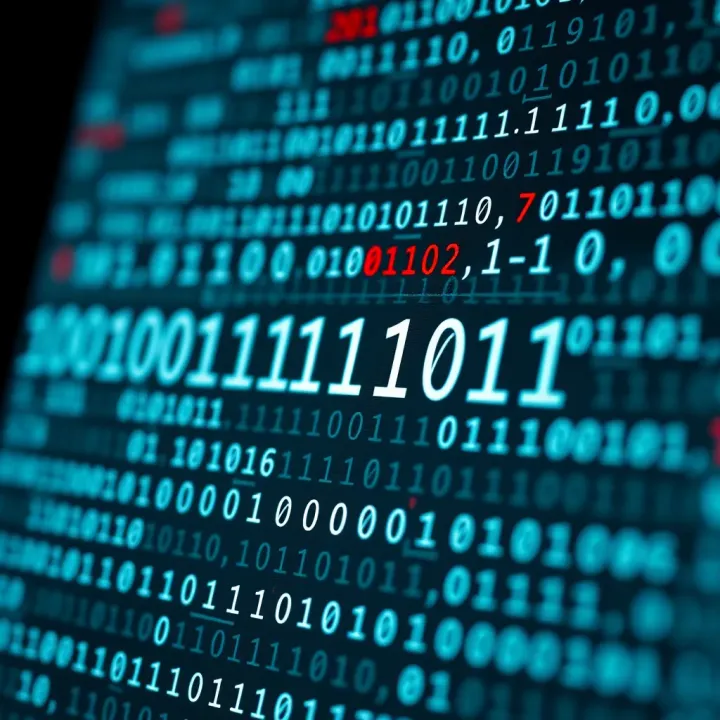 Bits and Bytes: The Foundation of Binary Data Diagram illustrating the structure of bits and bytes in binary data format