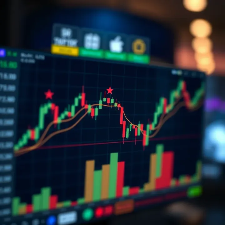 Bearish Shooting Star Pattern Explained Diagram illustrating a bearish shooting star candlestick pattern signaling possible price decline